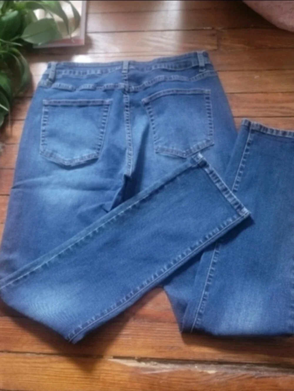 Women's Blue Stretch Denim Jeans